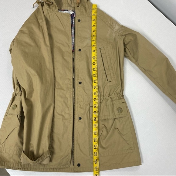 Woolrich Lightweight Zip Front Hooded Windbreaker Jacket Size Medium - Picture 14 of 16